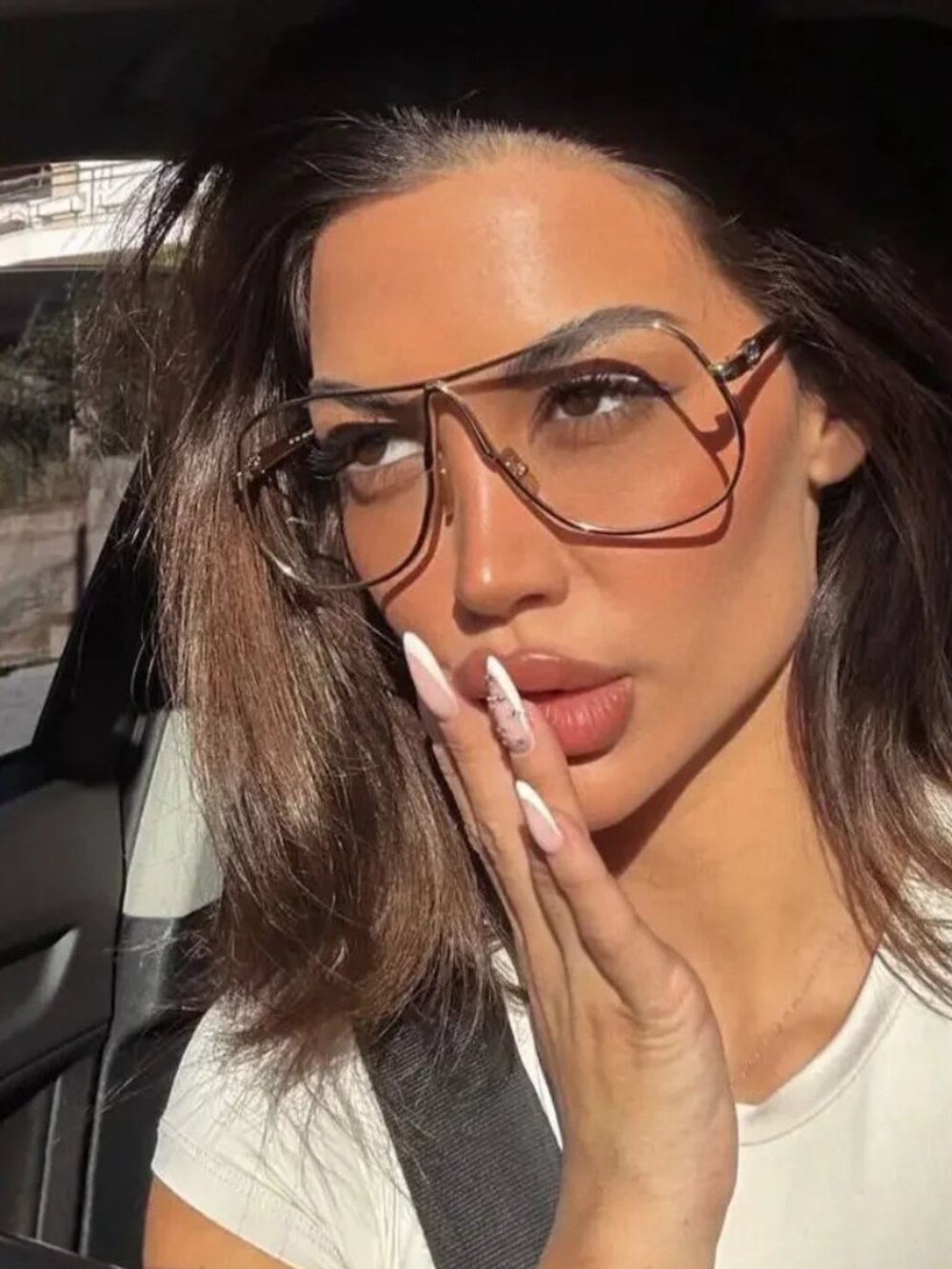 NEW MIU MIU MUA56S 5AK08N GOLD AVIATOR EYEWEAR MIU MIU MU A56S 5AK08N